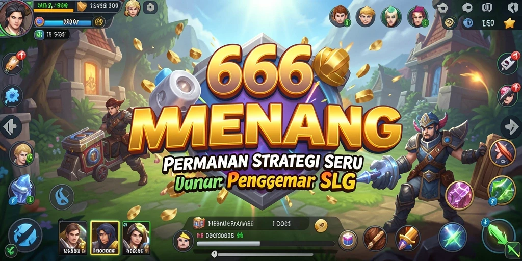 Screenshot dari gameplay SLG yang menarik dalam 666MENANG.