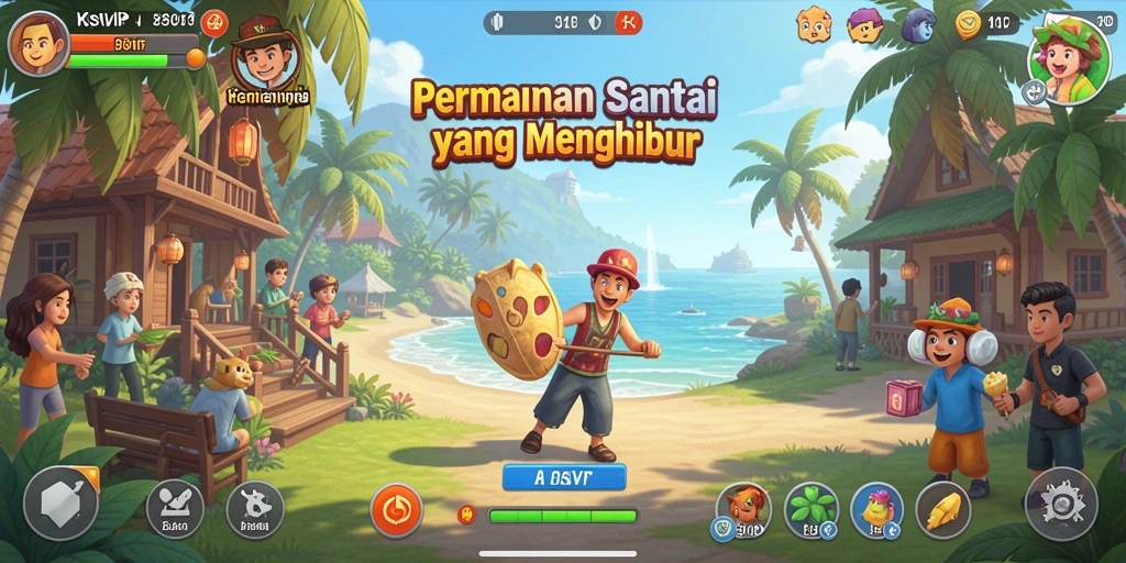 Screenshot gameplay 8SVIP yang menampilkan keseruan permainan santai.