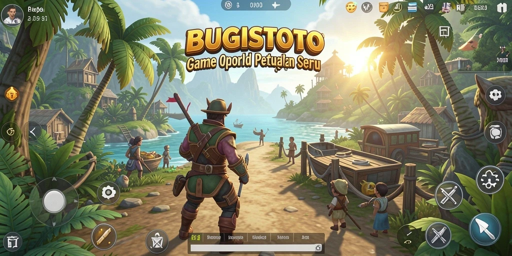 Tampilan gameplay <strong>BUGISTOTO</strong> yang memukau di dunia terbuka.