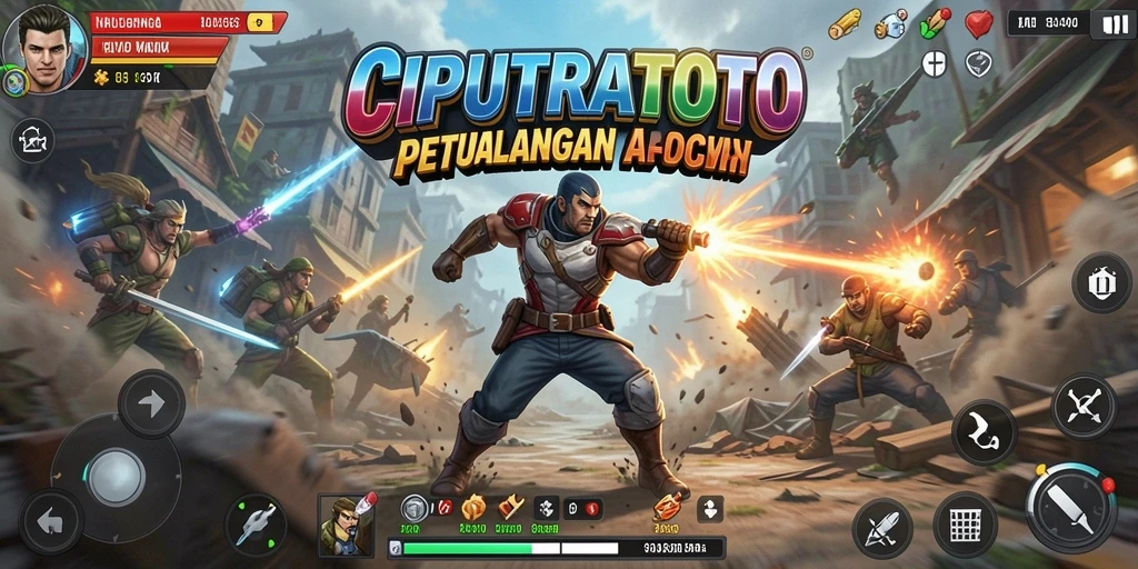 Screenshot menampilkan aksi mendebarkan dalam CIPUTRATOTO.