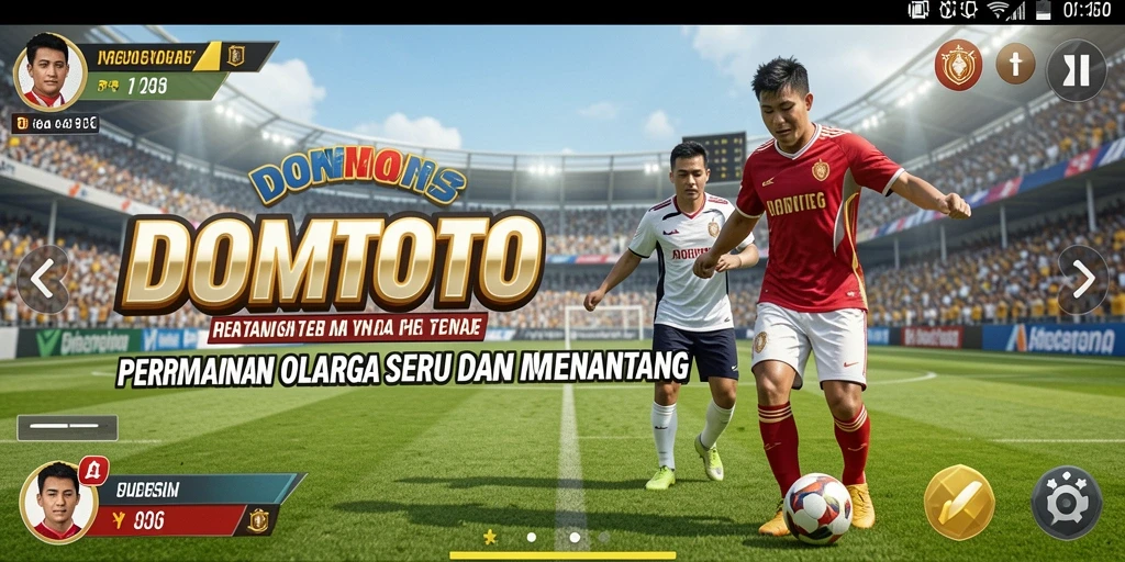 Gameplay menegangkan di dalam DOMTOTO yang memukau.