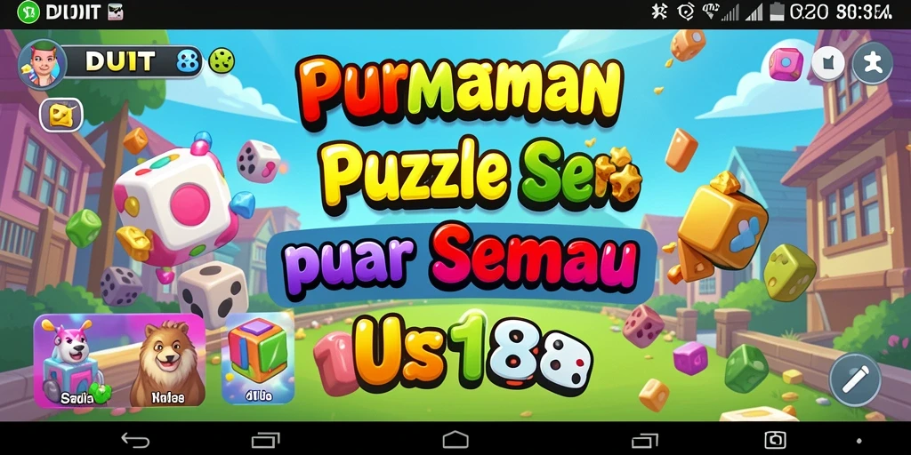 Tampilan gameplay Puzzle yang menantang di DUIT188.