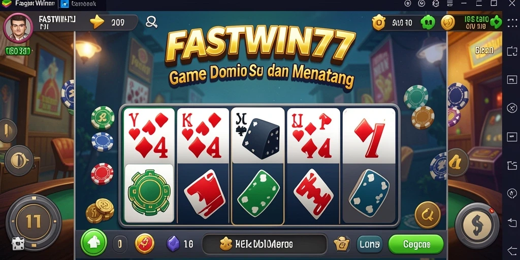 Screenshot gameplay FASTWIN77 menampilkan keseruan bermain Domino.