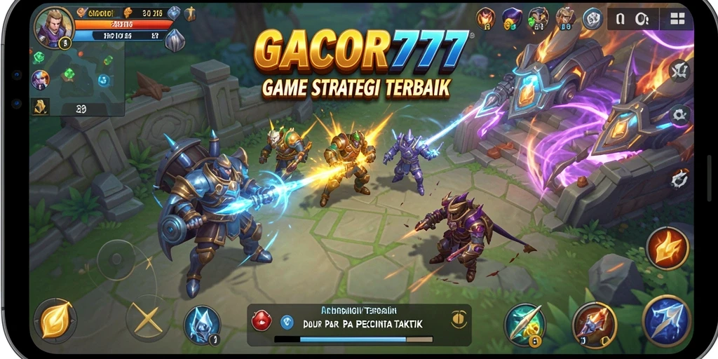 Tampilan gameplay <strong>GACOR777</strong> yang menarik dan mendebarkan di medan tempur strategi.