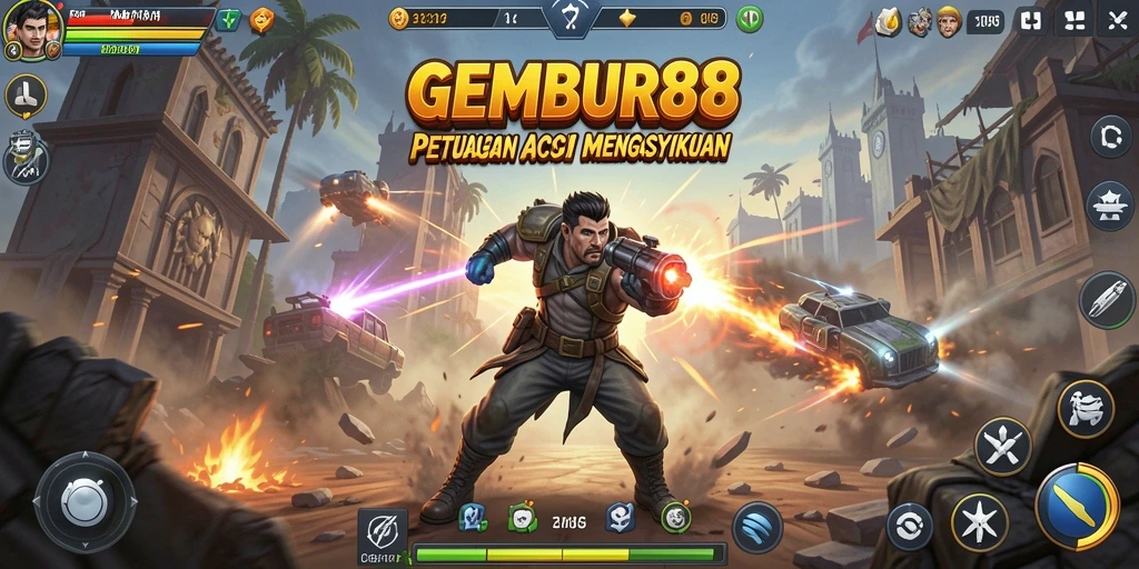 Gameplay seru dengan aksi mendebarkan di GEMBUR88.