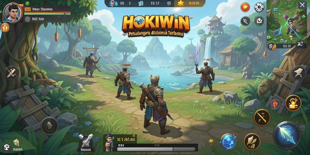 Gameplay seru di dunia terbuka HOKIWIN dengan banyak petualangan.