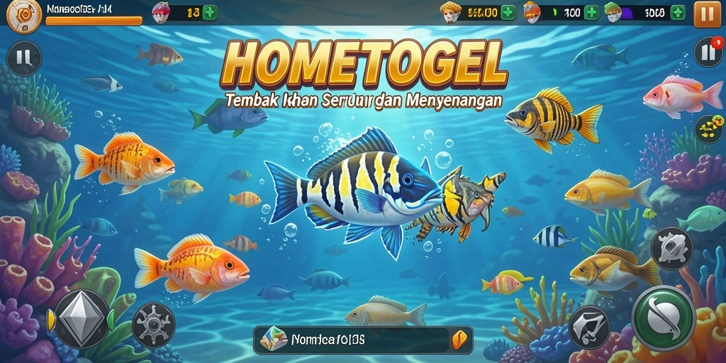 Pengalaman seru menembak ikan di HOMETOGEL.