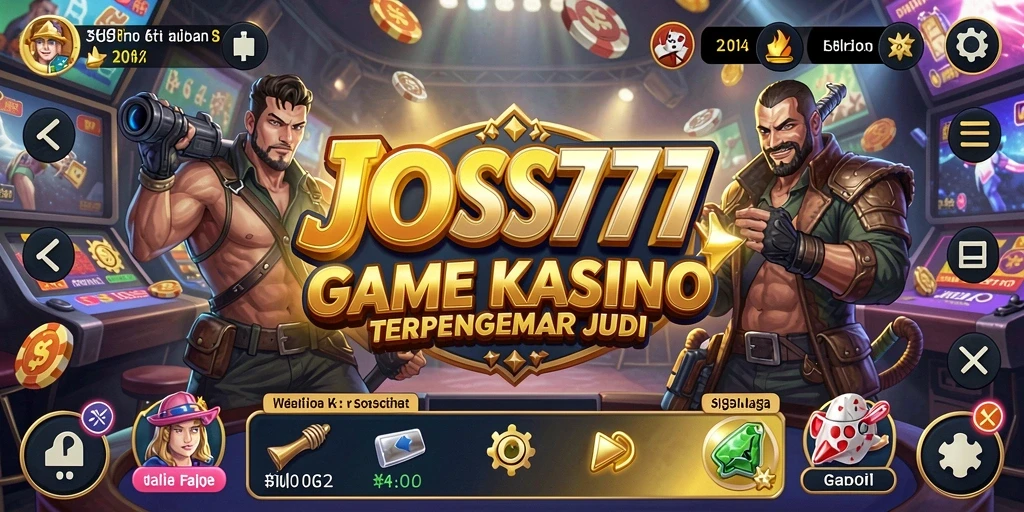 Tampilan gameplay JOSS777 dengan berbagai pilihan permainan Kasino.