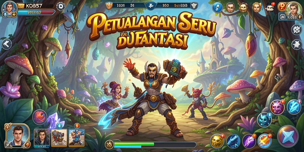 Tampilan gameplay seru di KO857 dengan petualangan yang menantang.