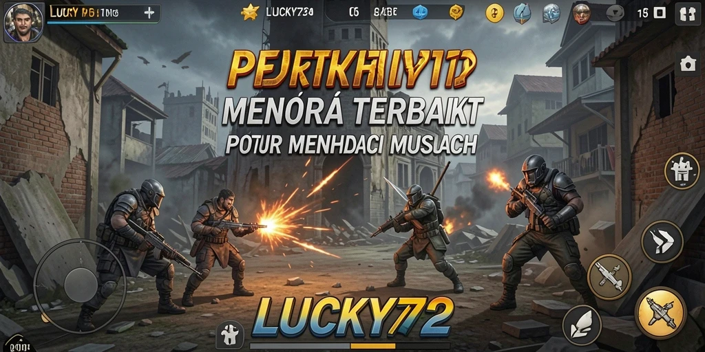 Tampilan gameplay LUCKY72 dengan strategi Tower Defense yang seru.