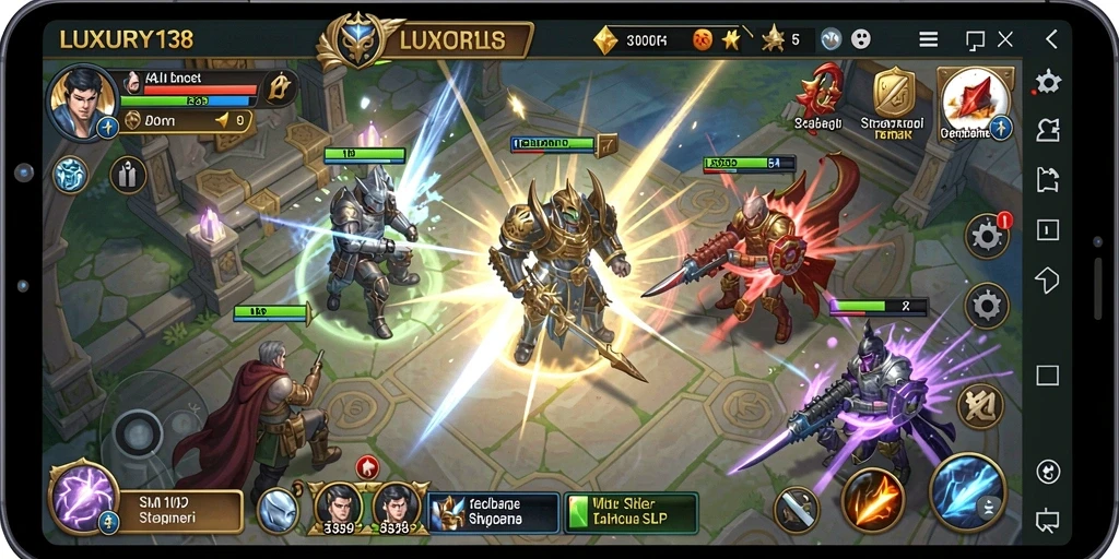 Tampilan gameplay SLG yang memukau dalam LUXURY138.