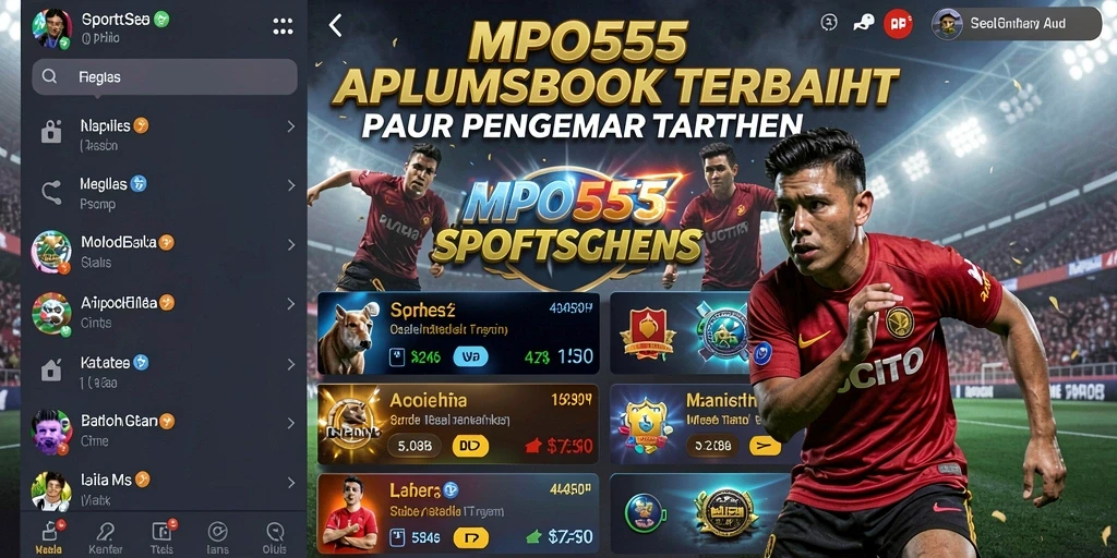 Tampilan screenshot MPO555 menampilkan antarmuka taruhan olahraga yang menarik dan interaktif.