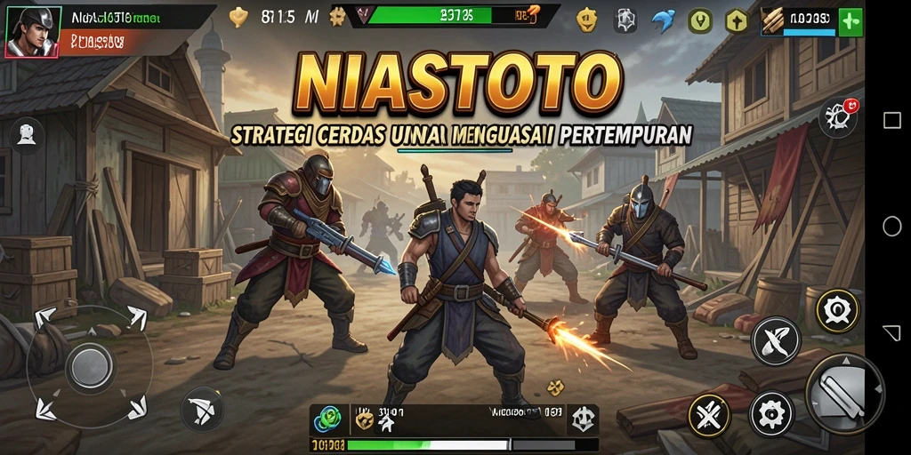 Screenshot gameplay NIASTOTO menampilkan aksi strategi yang mendebarkan.
