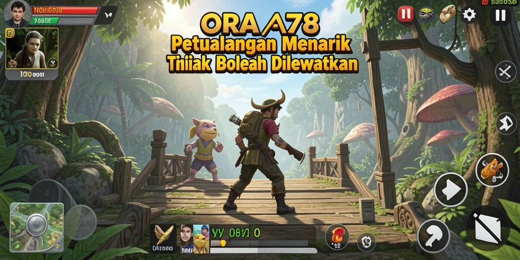 Tampilan gameplay ORA78 yang penuh tantangan dan eksplorasi.