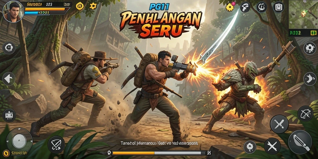 Gameplay seru PG11 yang menghadirkan aksi menegangkan.