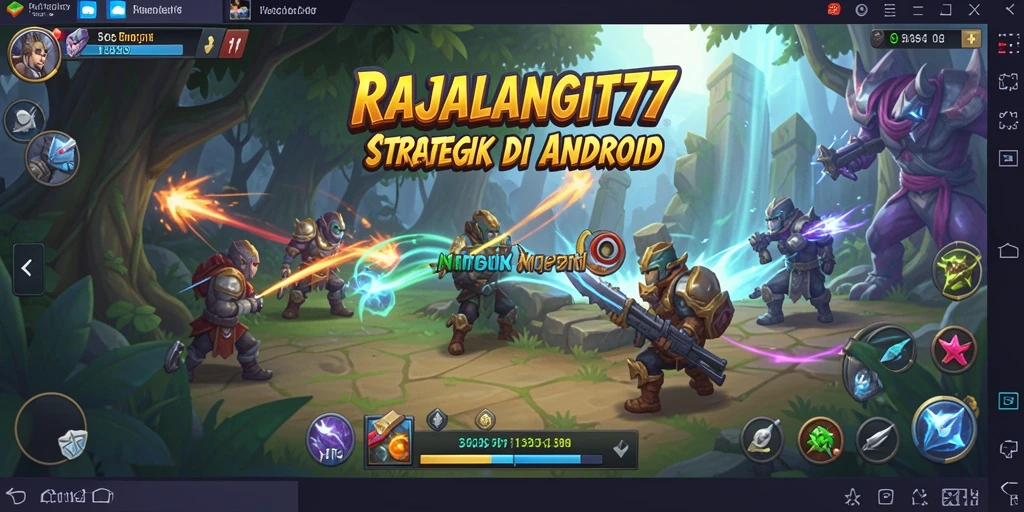Tampilan menarik dari gaya permainan strategi RAJALANGIT77.