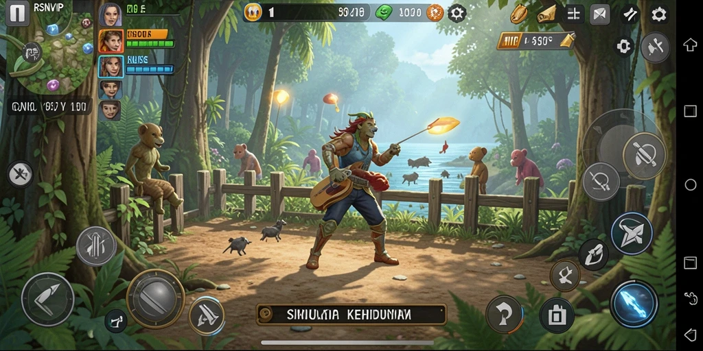 Tampilan gameplay menarik dan penuh warna dari RSNVIP.