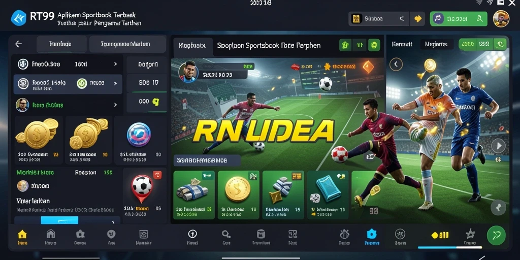 Screenshot utama RT99 menampilkan antarmuka taruhan yang menarik dan interaktif.