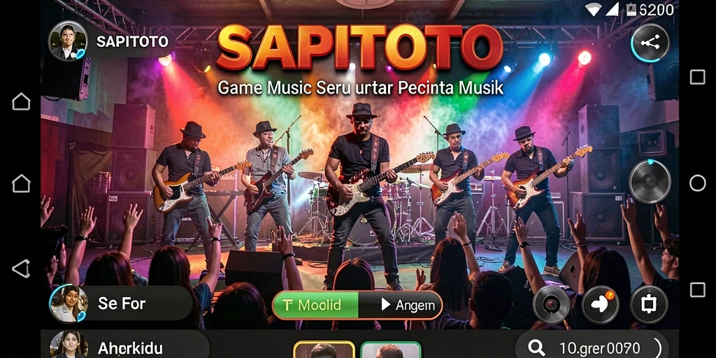 Gameplay SAPITOTO yang menghadirkan keseruan musik.