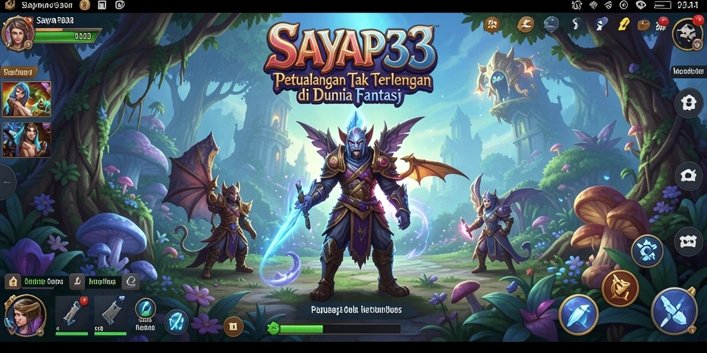 Tampilan gameplay SAYAP33 yang menampilkan aksi petualangan seru.