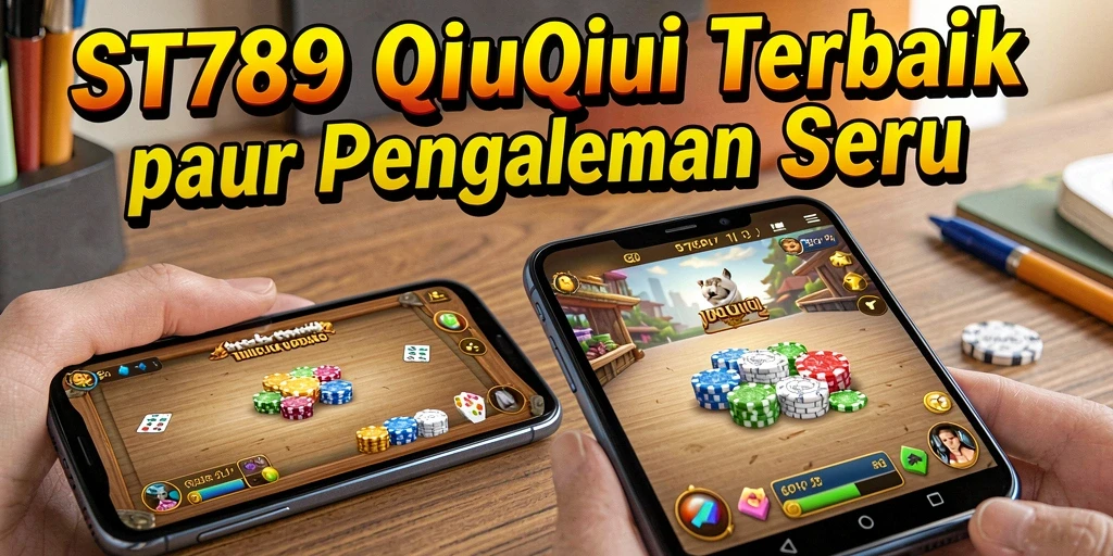 Screenshot gameplay ST789 yang menampilkan momen seru permainan QiuQiu.