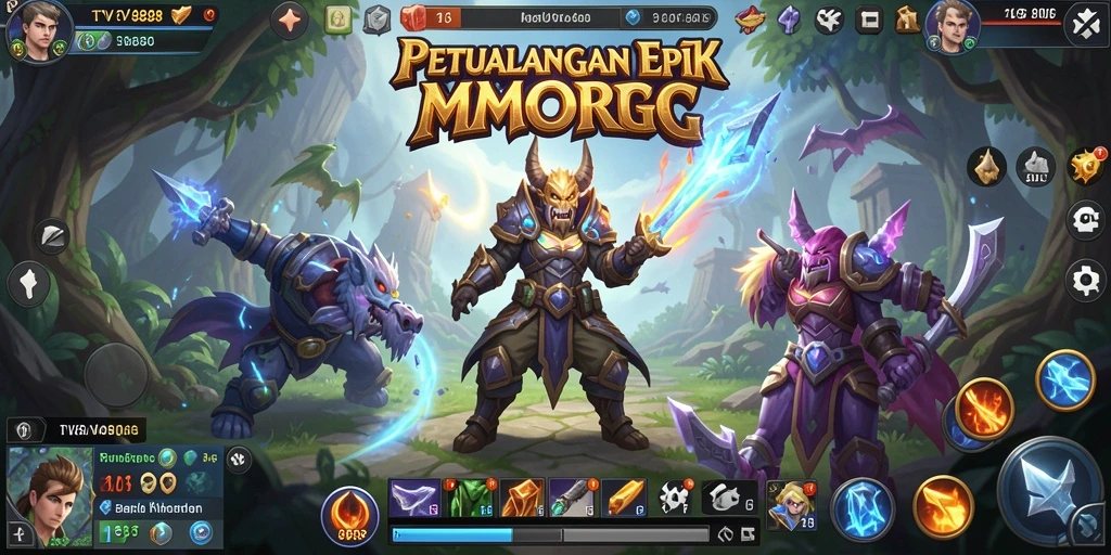 Gameplay seru TV888 dengan aksi MMORPG yang mendebarkan.